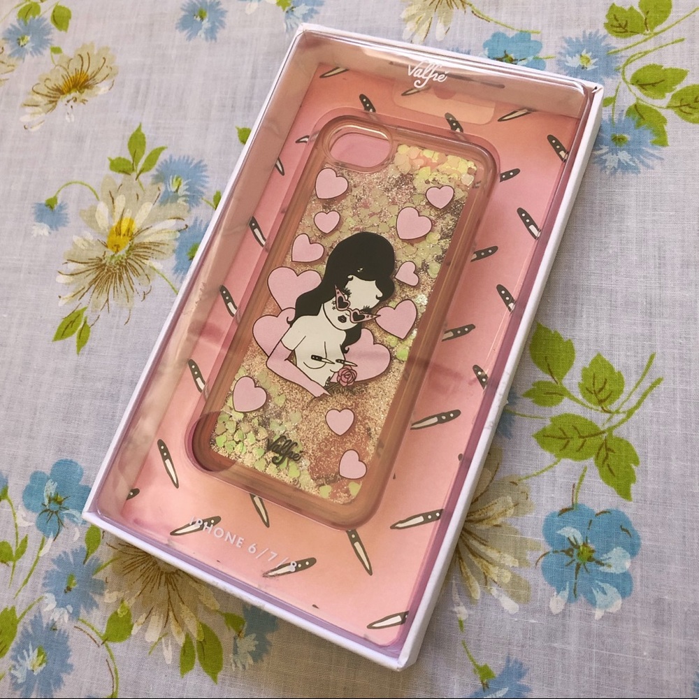 Valfré liquid glitter phone case for iPhone 6 7 8